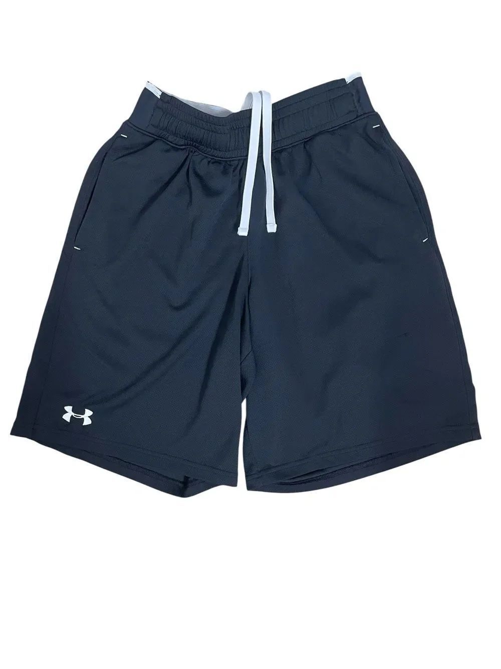 Under Armour Navy Athletic Shorts Men’s Small Loose Fit Drawstring